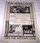 1918 perfection oil cook stove clevelan d metal prods ad