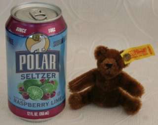 STEIFF Miniature brown Mohair stuffed Toy Teddy Bears  