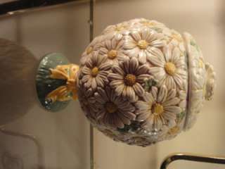 Rare Vintage 60s Metlox Poppytrail Daisy Topiary Cookie Jar Mint 