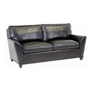  Lance Designer Style Contemporary Wing Arm Leather Sofa 