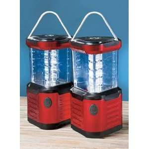  Red Triangular LED Lantern Perfect for Emergencies and 