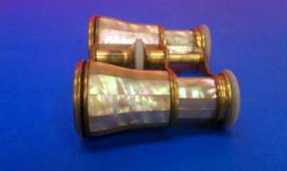 Vintage Lemaire Paris Opera Glasses / Binoculars with Mother Of Pearl 