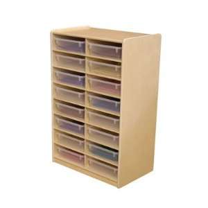   Unit with 3 16 Letter Trays Tray Option Clear