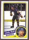 1984 85 OPC Hockey Lindy Ruff #29 Buffalo Sabres NM/MT