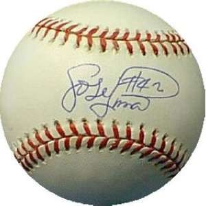  Jose Lima autographed Baseball