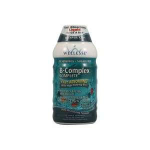  WELLESSE Complete Liquid Vitamin Supplement, B Complex, 16 