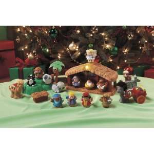  Little People Nativity Scene with Touch & Feel Animals 