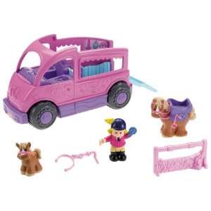  Little People Jump n Ride Pony Trailer Toys & Games