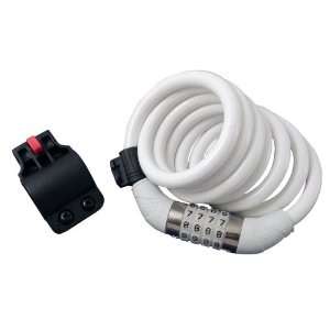  Sunlite Defender Resettable Cable Lock   12mm x 6ft, White 