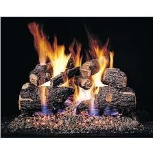 Peterson Gas Logs 18 Inch Charred Oak Vented Propane Gas Log 