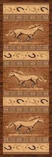   Mustang, Horse 2X8 Runner Area Rug, Carpet Great Gift Idea  