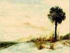 MORNING PRINT BY EDDIE GLASS WITH PALMETTO TREE SIGNED 