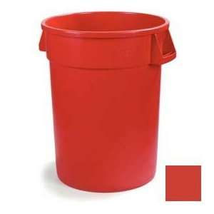  Bronco™ Waste Container With Dolly 32 Gal   Red