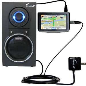   Dual charger also charges the Magellan Maestro 4350 GPS & Navigation