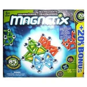  Magnetix 85 pieces   Translucent Toys & Games