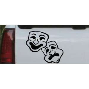  Drama Theater Masks Other Car Window Wall Laptop Decal 