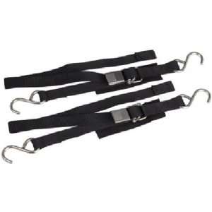 Maxworks 70551 4 Foot Long by 1 Inch Wide Transom Tie Downs, 2  Piece