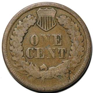   1864/1864 L INDIAN CENT SNOW S 6 S6 VARIETY LAMINATION ERROR OLD PENNY