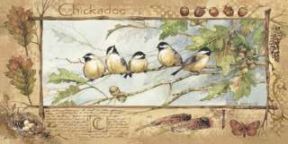 CHICKADEE Birds Anita Phillips Framed or Unframed Picture Print Art 