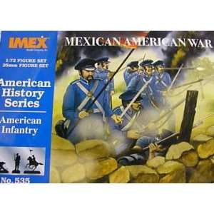  535 1/72 American Infantry Mexican War Toys & Games