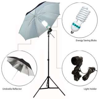 Photo Light Photography Umbrella Kits JS Studio Backdrop Muslin Stand 