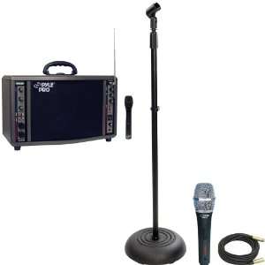   Microphone   PMKS5 Compact Base Black Microphone Stand   PPMCL50 50ft