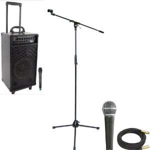   Microphone   PMKS2 Tripod Microphone Stand w/Boom   PPMCL50 50ft