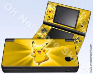 Nintendo DSi Skin Vinyl Decal   Pokemon Pikachu #2  