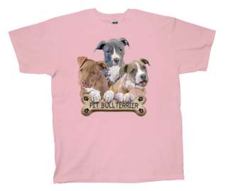 Pit Bull T shirt 3 Puppies & Biscuit  