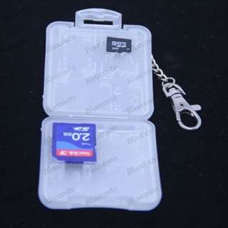 18 in 1 Plastic Memory Card Storage Case Holder SD MMC  