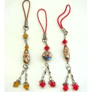  Cloisonnes Mobile Phone Charm