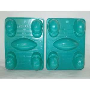   NFL Football Helmet Jell O Jiggler Candy Soap Molds 