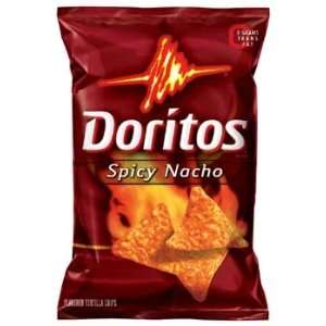 Doritos Spicy Nacho Tortilla Chips 12 oz  Grocery 