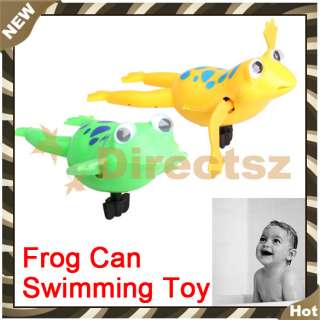   Frogs Battery Operated Pool Bath Cute Toy Wind Up Swim Frogs Kid Gift