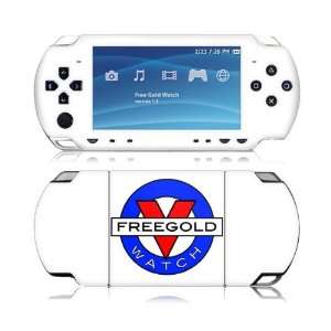   MS FGW20014 Sony PSP Slim  Free Gold Watch  Version 1.2 Skin