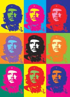 Poster Details This poster shows nine images of Che Guevara. In Pop 