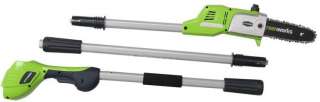 GREENWORKS 20VOLT LITHIUM IONCORDLESS TREE PRUNER POLE  