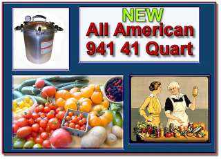   New ALL AMERICAN 941 41 Qt Pressure Cooker Canner Full Warranty  