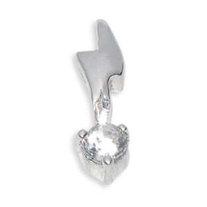   Sterling Silver 925 & Crystal Necklace Pendant   Jewellery Jewelry