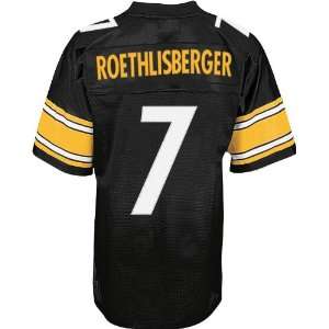 Pittsburgh Steelers NFL Jerseys #7 Ben Roethlisberger BLACK Authentic 