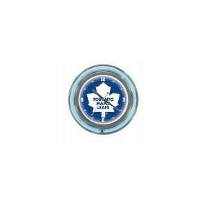  NHL Toronto Maple Leafs Neon Clock   14 inch Diameter 