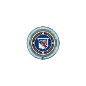 NHL Vintage New York Rangers Neon Clock   14 inch Diameter  