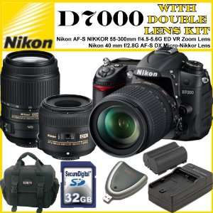  SLR Digital Camera Kit with Dual Nikon Lens Kit Includes   Nikon AF 