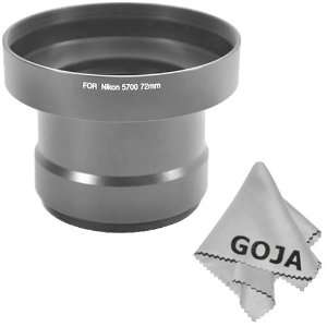  72mm Lens Adapter Tube for Nikon Coolpix 5700 8700 Cameras 