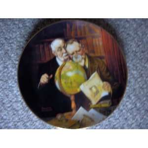  Norman Rockwell Newfound Worlds 1989 Collector Plate 