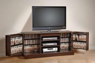 60 Plasma/LCD TV Stand/Console w Media CD/DVD Storage  