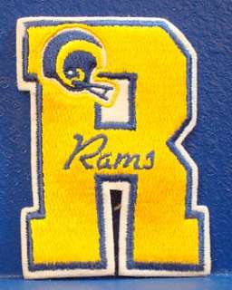c1980 Los Angeles RAMS Football Letter Patch  