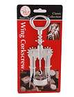 Ghidini Italy Wing Stainless Steel Corkscrew NWT $19.95  