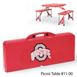 Ohio State Printed Picnic Table Red 