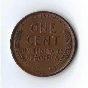  1909 V.D.B. Lincoln Wheat Cent Coin 